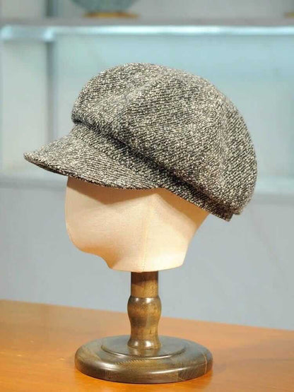 wool newsboy cap