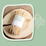 Natural Raffia material used for Cat Bear Ear Straw Hat - soft and gentle for kids skin