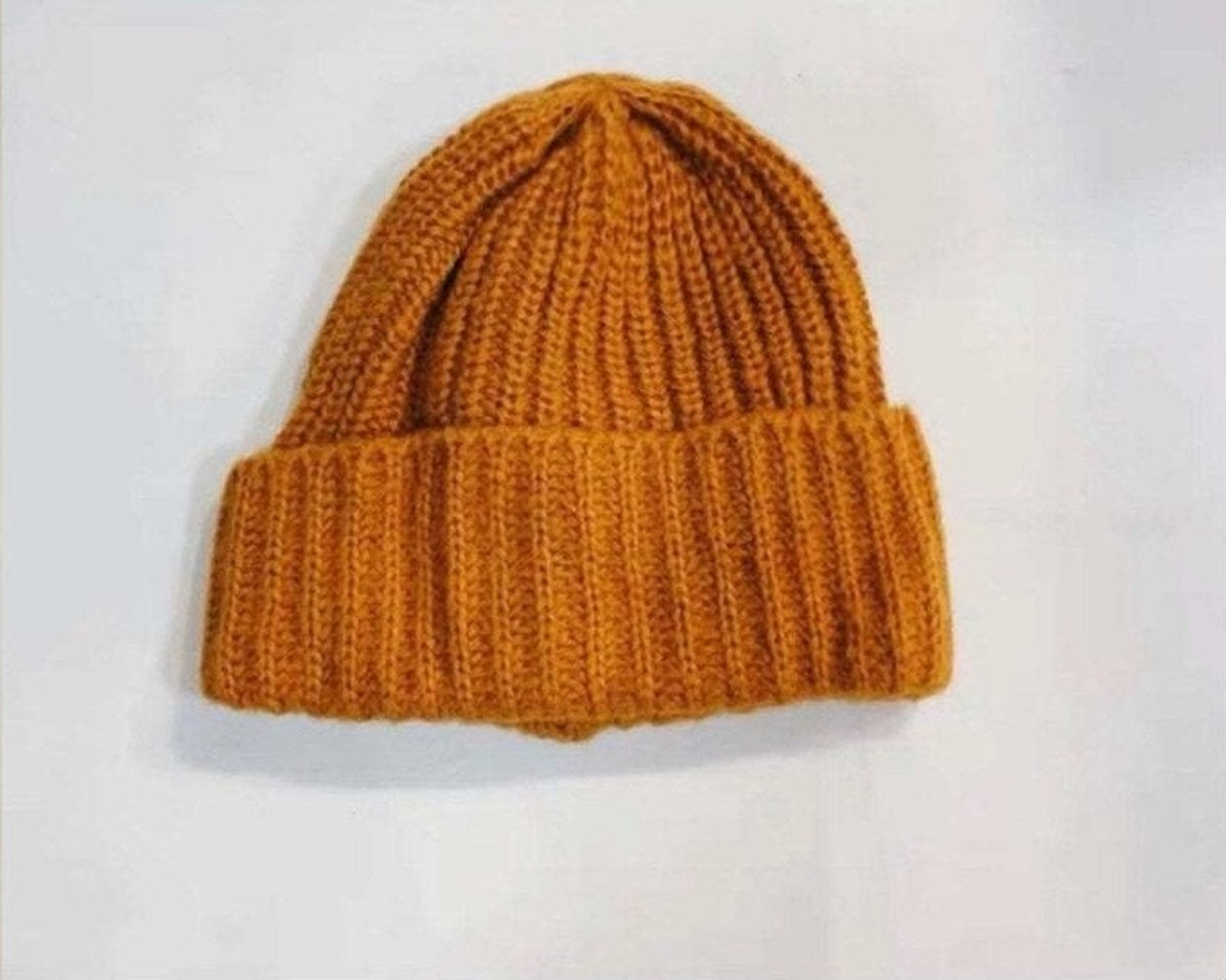 Oversized Slouchy Mohair Beanie in Yellow — MsPineappleCrafts