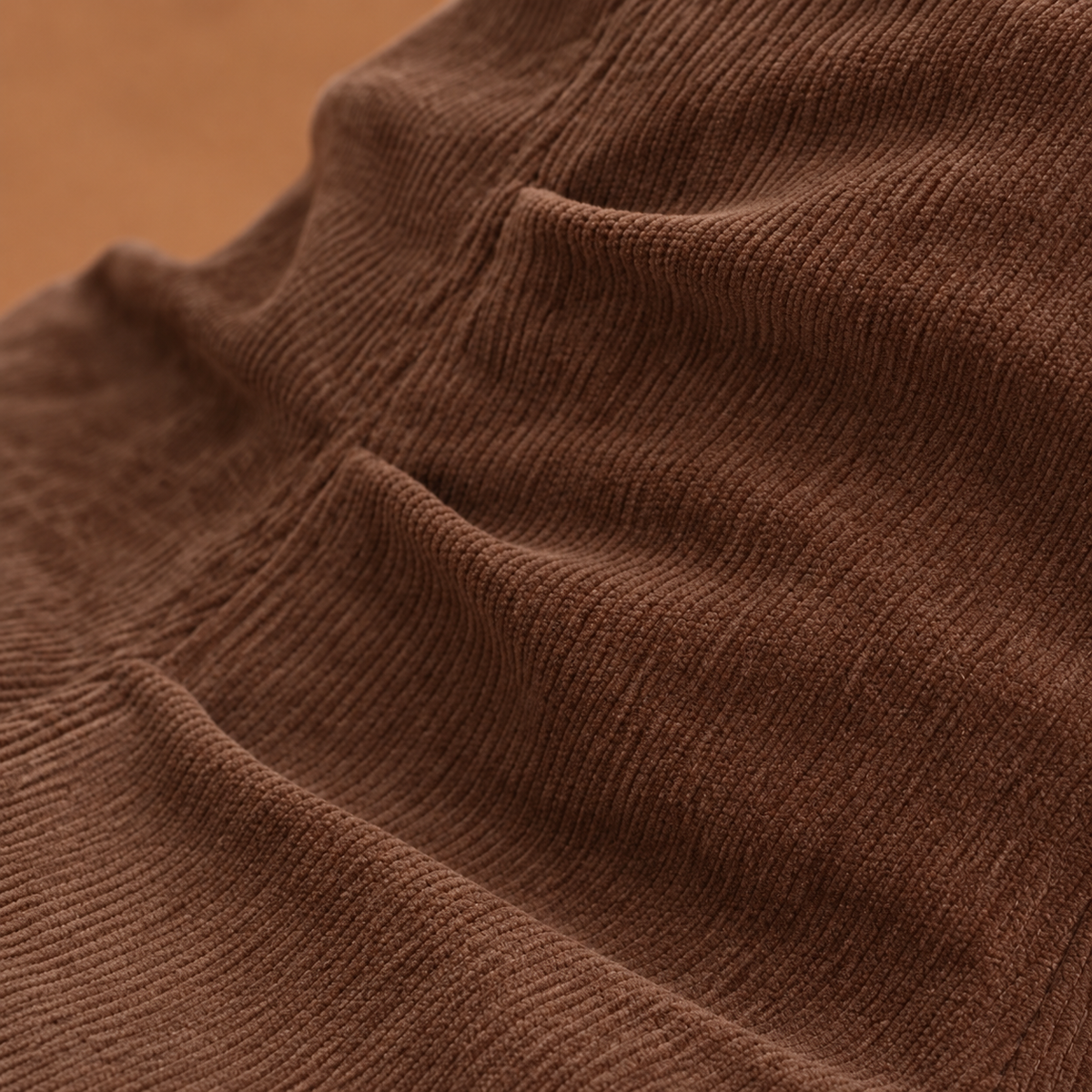 Pleated corduroy bucket hat - fabric detail