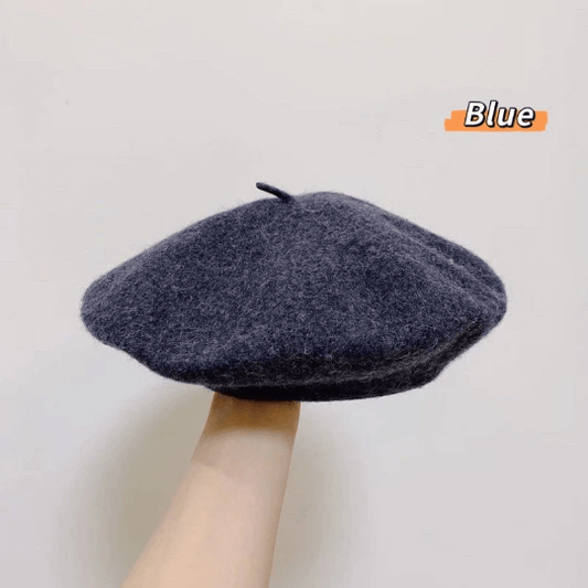 Oversized Beret for Women(Fits for large head), Made with 100% wool.