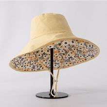 Load image into Gallery viewer, Reversible Wide Brim Bucket Hat.