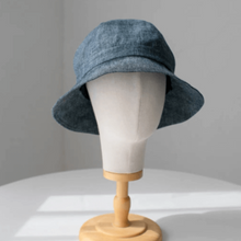Load image into Gallery viewer, Custom linen bucket hat.
