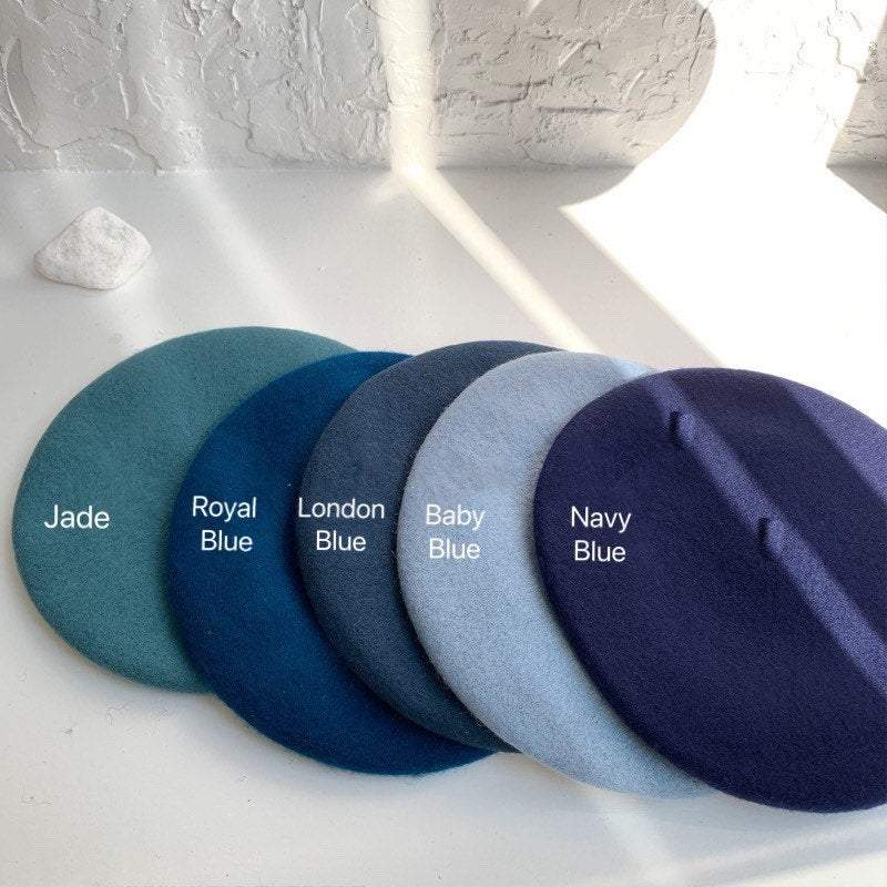 100% Wool Vintage Style French Painter Beret.