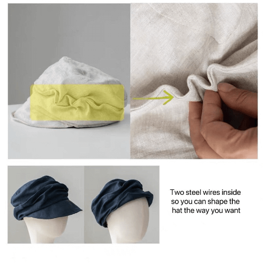 Two Way Newsboy Cap.