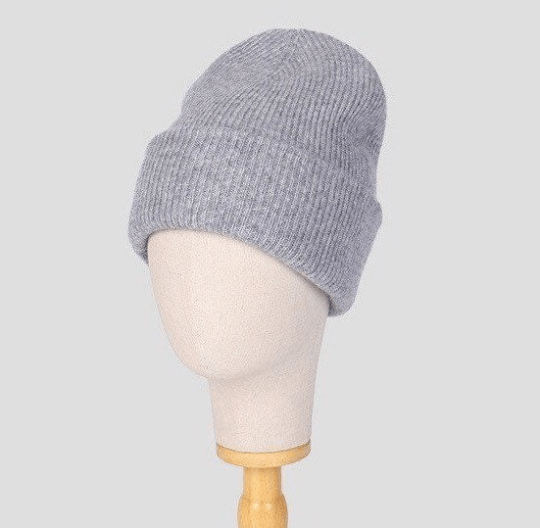 100% Wool Unisex Beanie Hat