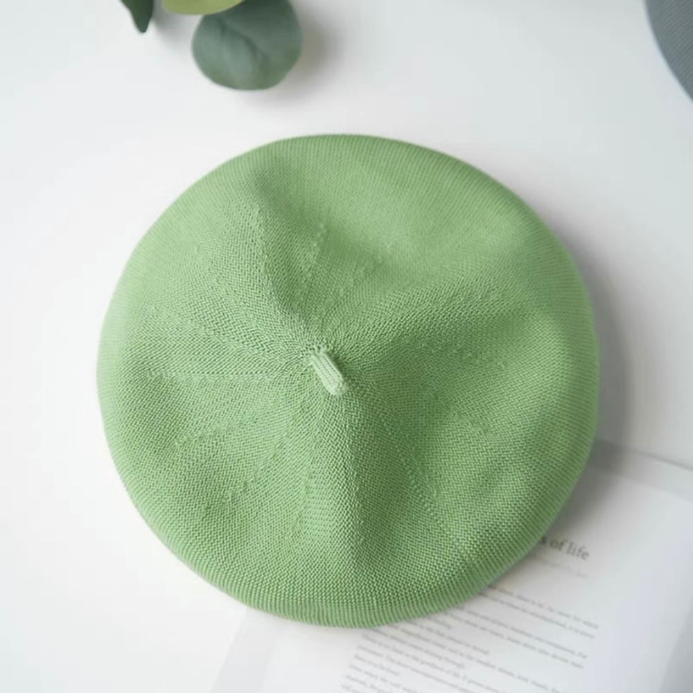 Summer Beret Hat Made with Breathable Material.