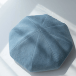 Oversize Denim Beret for Women.