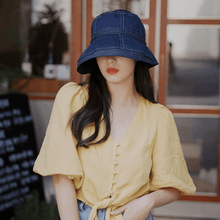 Load image into Gallery viewer, Wide Brim Bucket Hat.