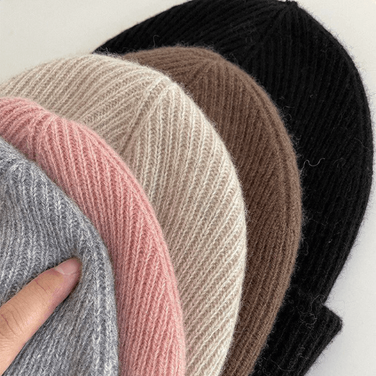 100% Wool Unisex Beanie Hat - Mspineapplecrafts