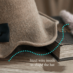 Foldable Cloche Hat.