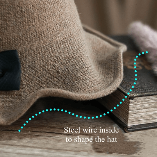 Foldable Cloche Hat.