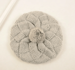 Slouchy Knitted Beret a hat with Pom Pom for Women/ Girl.
