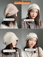 Women Cashmere Wool Beret Hat.