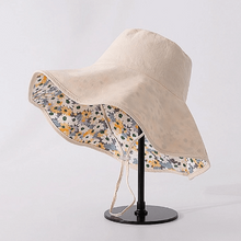 Load image into Gallery viewer, Reversible Wide Brim Bucket Hat.