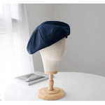 Extra Oversized Spring Summer Beret for Men/Women-- 100% Linen Beret Hat.