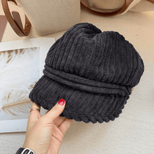 Load image into Gallery viewer, Winter Corduroy Bucket Hat for Women.