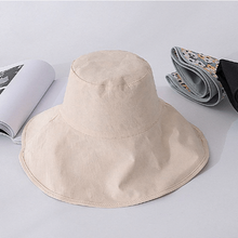 Load image into Gallery viewer, Reversible Wide Brim Bucket Hat.