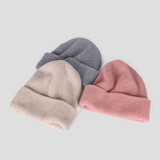 100% Wool Unisex Beanie Hat - Mspineapplecrafts