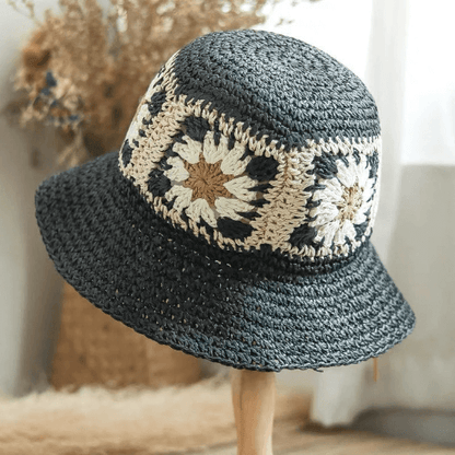 Flower Straw Hat for  Women.