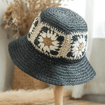 Flower Straw Hat for  Women.