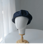 Oversized Spring Summer Unisex Linen Beret.