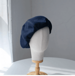 Oversize Denim Beret for Women.