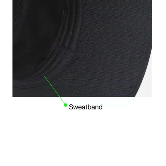 Oversized Unisex Large Bucket Hat with Sweatband.