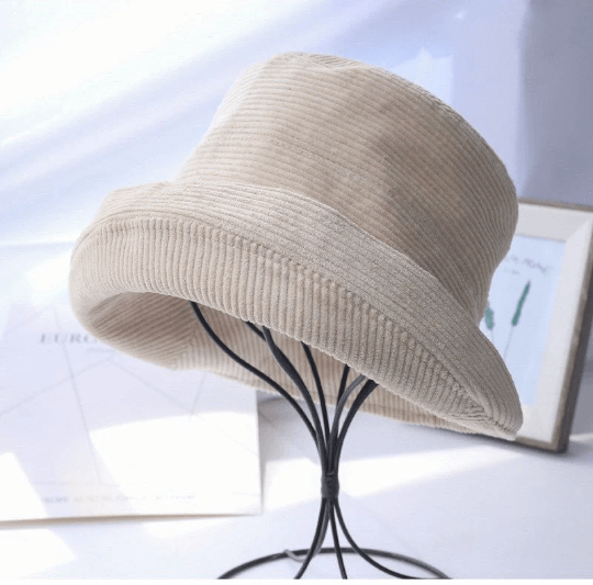 Oversized Fall Winter Bucket Hat.