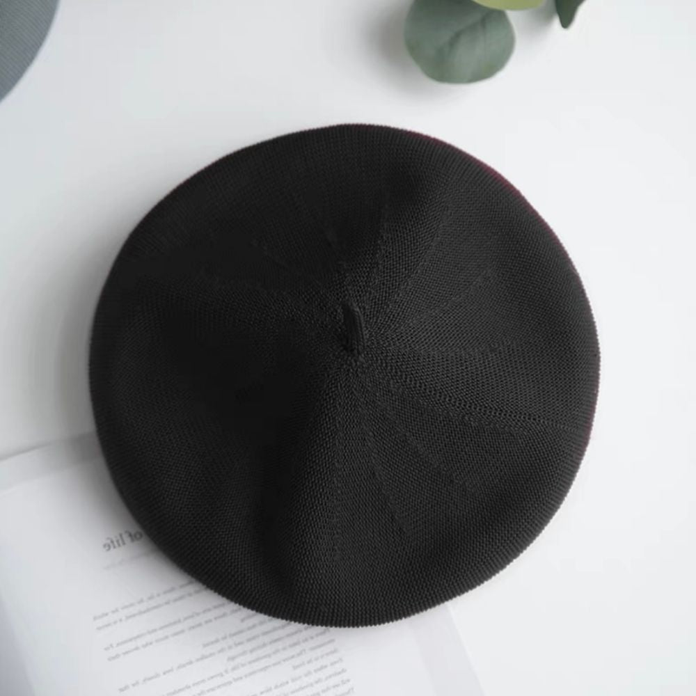 Summer Beret Hat Made with Breathable Material.