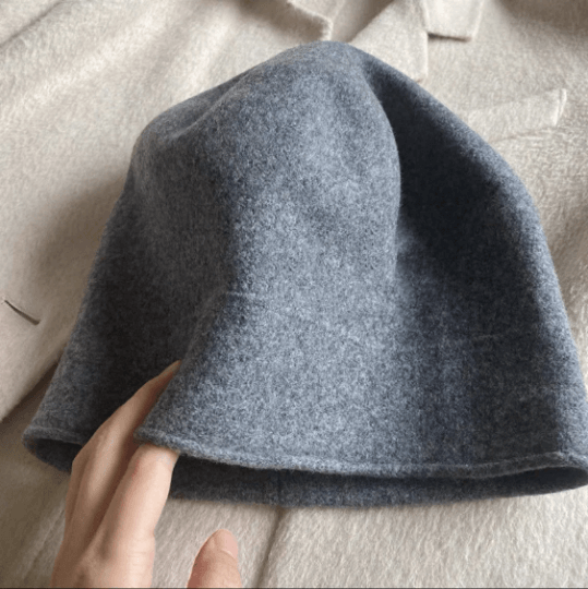 Women Cashmere Wool Beret Hat.