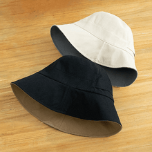Load image into Gallery viewer, Reversible Two Way Pony Tail Bucket Hat.