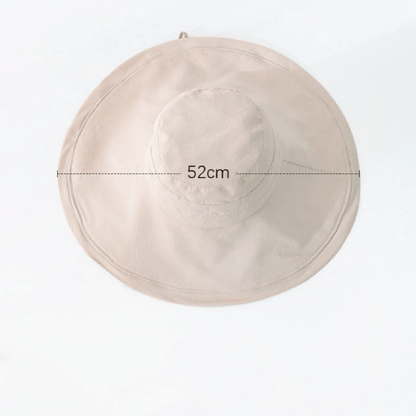 Extra Wide Brim Foldable Bucket Hat.