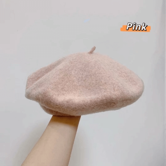 Oversized Beret for Women(Fits for large head), Made with 100% wool.