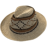 Fedora Panama Straw Hat for Women Men.