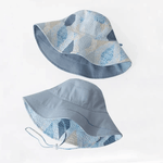 Reversible Wide Brim Summer Bucket Hat for Women.