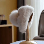 2 Way Knitted beret hat with Removable Pom Pom - Mspineapplecrafts
