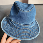 Denim Panama Hat.