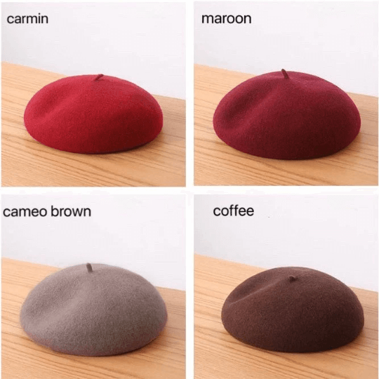 Unisex Vintage French Painter Beret.
