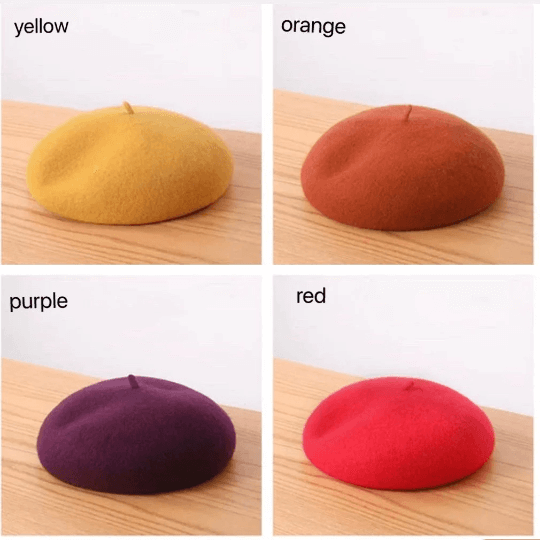 Unisex Vintage French Painter Beret.