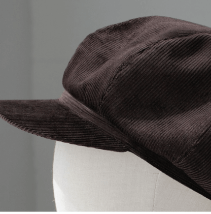 Custom Unisex Corduroy Newsboy Cap.