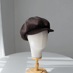 Custom Unisex Corduroy Newsboy Cap.