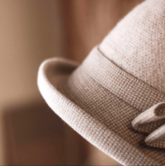 Wool Cloche Hat, Winter Hat for Women, Wool Bucket Hat for Women, Fall/Winter Hat for Girl, Elegant Hat for Women, Gift for her.
