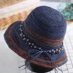 Foldable Raffia Straw Hat for Women.
