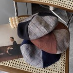 Stitching Pattern Beret for Women.