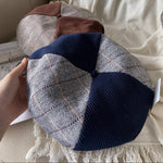 Stitching Pattern Beret for Women.