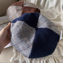 Load image into Gallery viewer, Stitching Pattern Beret for Women.