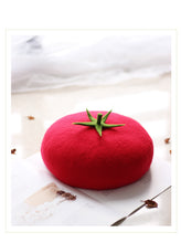 Load image into Gallery viewer, Women Kid Tomato Berets Hat.