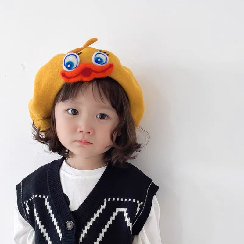 Kid Yellow Duck Beret.