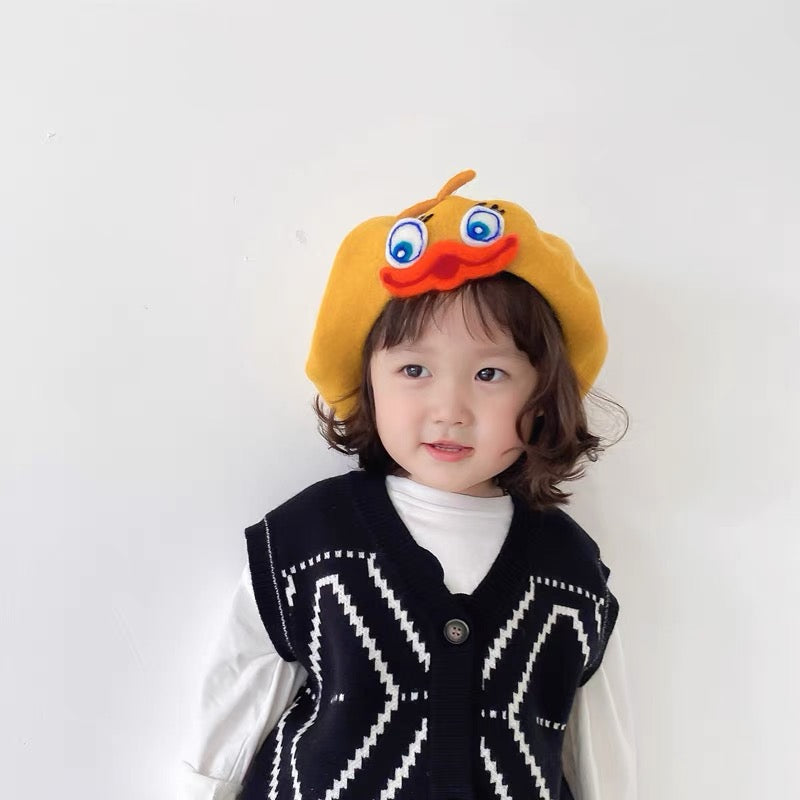 Kid Yellow Duck Beret.